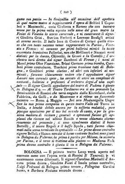 Cenni storici intorno alle lettere, invenzioni, arti, commercio e spettacoli teatrali