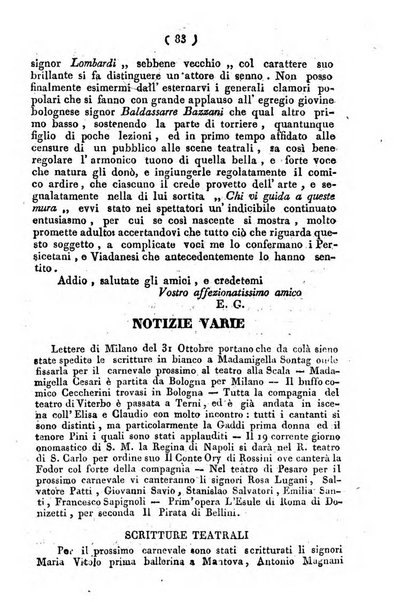 Cenni storici intorno alle lettere, invenzioni, arti, commercio e spettacoli teatrali