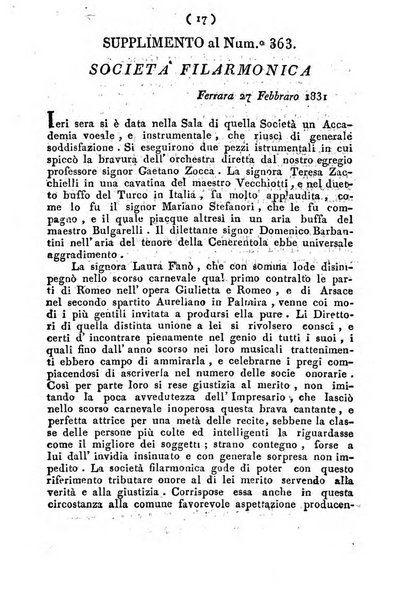 Cenni storici intorno alle lettere, invenzioni, arti, commercio e spettacoli teatrali