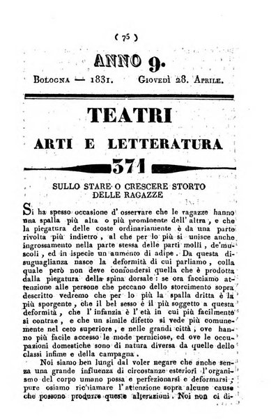 Cenni storici intorno alle lettere, invenzioni, arti, commercio e spettacoli teatrali