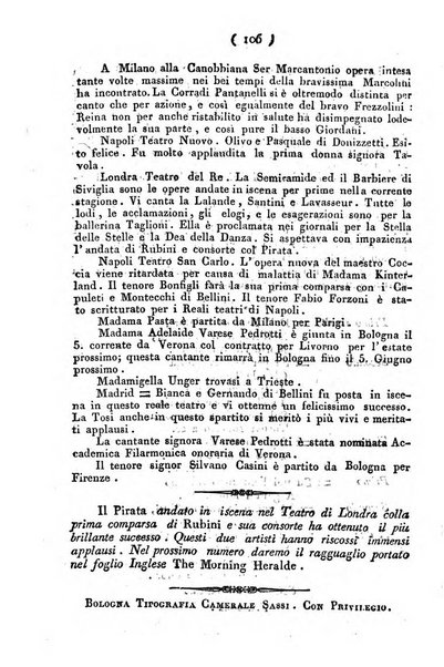 Cenni storici intorno alle lettere, invenzioni, arti, commercio e spettacoli teatrali