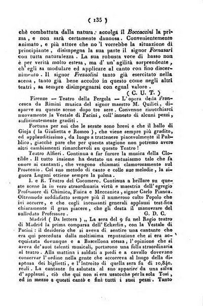 Cenni storici intorno alle lettere, invenzioni, arti, commercio e spettacoli teatrali