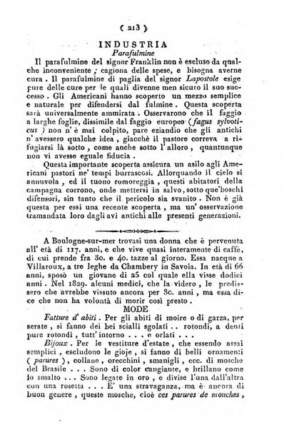 Cenni storici intorno alle lettere, invenzioni, arti, commercio e spettacoli teatrali