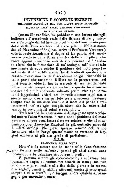 Cenni storici intorno alle lettere, invenzioni, arti, commercio e spettacoli teatrali