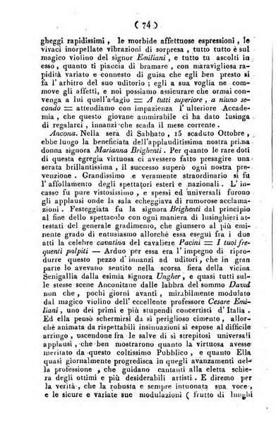 Cenni storici intorno alle lettere, invenzioni, arti, commercio e spettacoli teatrali