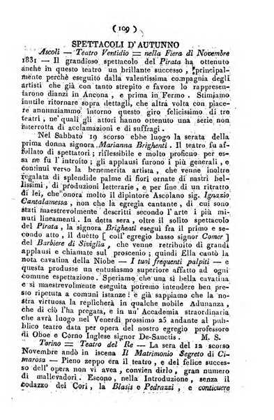 Cenni storici intorno alle lettere, invenzioni, arti, commercio e spettacoli teatrali