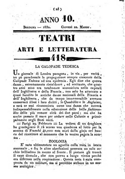 Cenni storici intorno alle lettere, invenzioni, arti, commercio e spettacoli teatrali