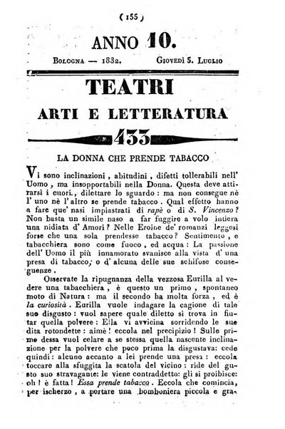 Cenni storici intorno alle lettere, invenzioni, arti, commercio e spettacoli teatrali