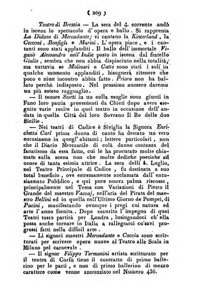 Cenni storici intorno alle lettere, invenzioni, arti, commercio e spettacoli teatrali