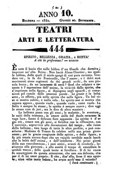 Cenni storici intorno alle lettere, invenzioni, arti, commercio e spettacoli teatrali