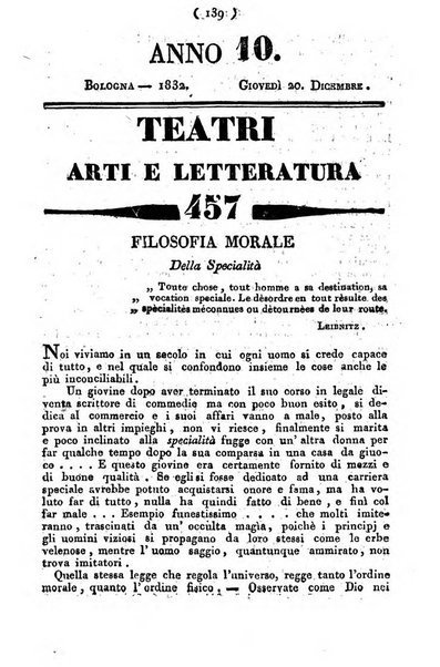 Cenni storici intorno alle lettere, invenzioni, arti, commercio e spettacoli teatrali