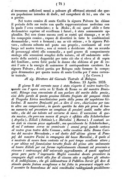 Cenni storici intorno alle lettere, invenzioni, arti, commercio e spettacoli teatrali