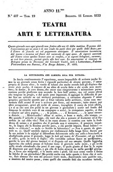 Cenni storici intorno alle lettere, invenzioni, arti, commercio e spettacoli teatrali