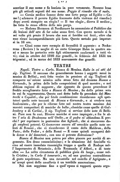 Cenni storici intorno alle lettere, invenzioni, arti, commercio e spettacoli teatrali