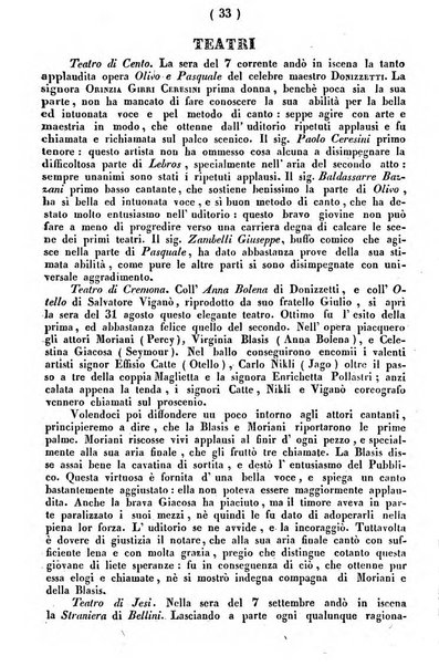 Cenni storici intorno alle lettere, invenzioni, arti, commercio e spettacoli teatrali