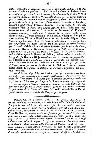 Cenni storici intorno alle lettere, invenzioni, arti, commercio e spettacoli teatrali