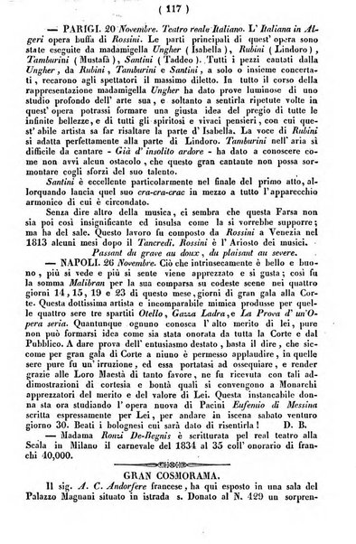 Cenni storici intorno alle lettere, invenzioni, arti, commercio e spettacoli teatrali