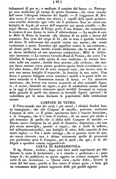 Cenni storici intorno alle lettere, invenzioni, arti, commercio e spettacoli teatrali