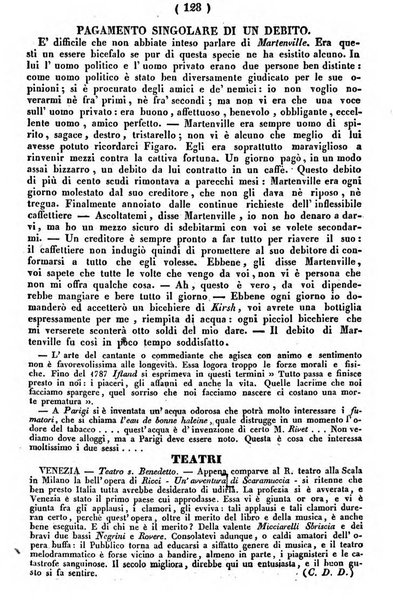 Cenni storici intorno alle lettere, invenzioni, arti, commercio e spettacoli teatrali