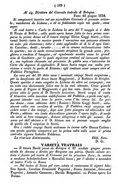 Cenni storici intorno alle lettere, invenzioni, arti, commercio e spettacoli teatrali