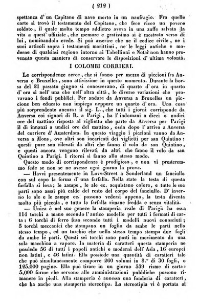 Cenni storici intorno alle lettere, invenzioni, arti, commercio e spettacoli teatrali