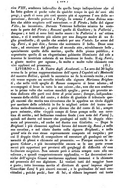 Cenni storici intorno alle lettere, invenzioni, arti, commercio e spettacoli teatrali