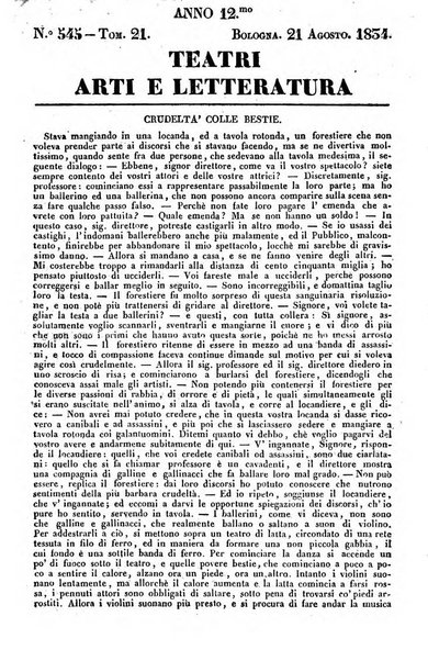 Cenni storici intorno alle lettere, invenzioni, arti, commercio e spettacoli teatrali