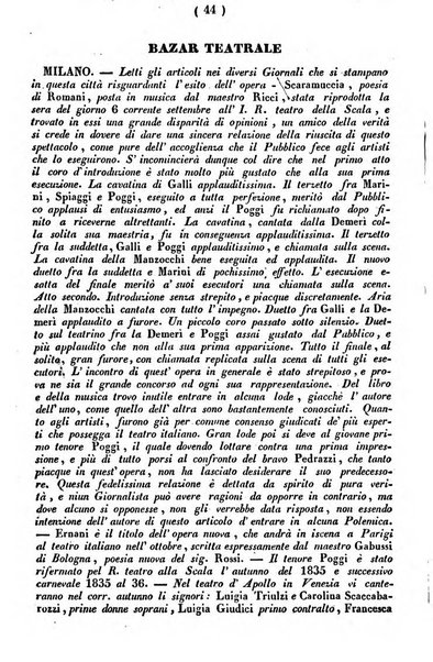 Cenni storici intorno alle lettere, invenzioni, arti, commercio e spettacoli teatrali