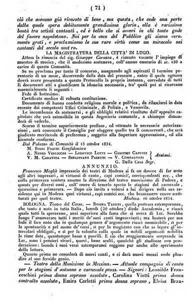 Cenni storici intorno alle lettere, invenzioni, arti, commercio e spettacoli teatrali