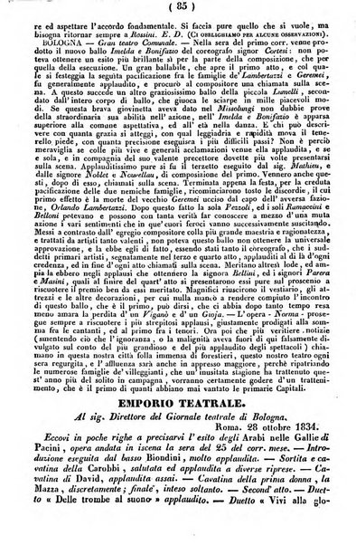 Cenni storici intorno alle lettere, invenzioni, arti, commercio e spettacoli teatrali