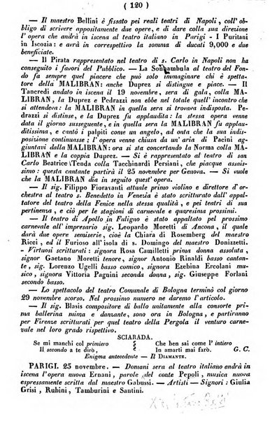 Cenni storici intorno alle lettere, invenzioni, arti, commercio e spettacoli teatrali