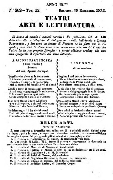 Cenni storici intorno alle lettere, invenzioni, arti, commercio e spettacoli teatrali