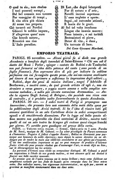 Cenni storici intorno alle lettere, invenzioni, arti, commercio e spettacoli teatrali