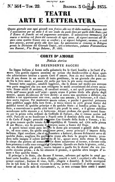 Cenni storici intorno alle lettere, invenzioni, arti, commercio e spettacoli teatrali