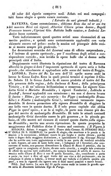 Cenni storici intorno alle lettere, invenzioni, arti, commercio e spettacoli teatrali