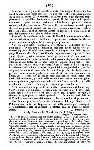 Cenni storici intorno alle lettere, invenzioni, arti, commercio e spettacoli teatrali