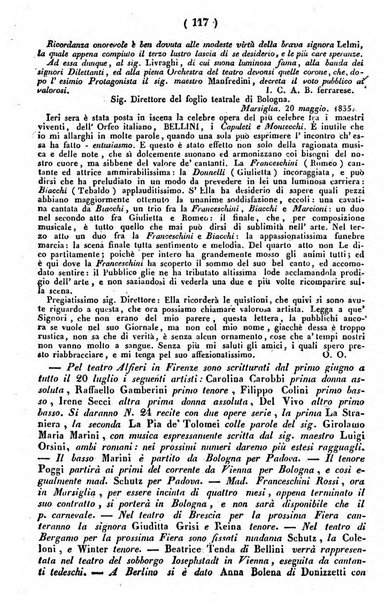 Cenni storici intorno alle lettere, invenzioni, arti, commercio e spettacoli teatrali