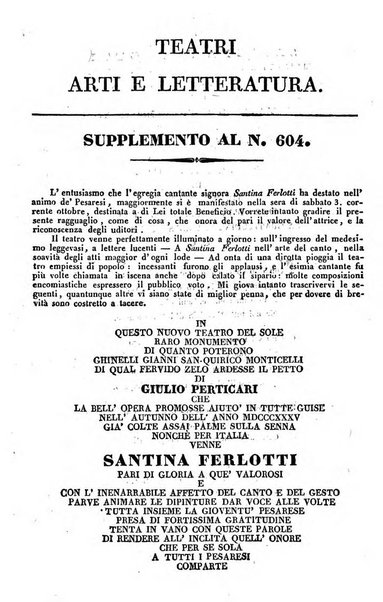 Cenni storici intorno alle lettere, invenzioni, arti, commercio e spettacoli teatrali