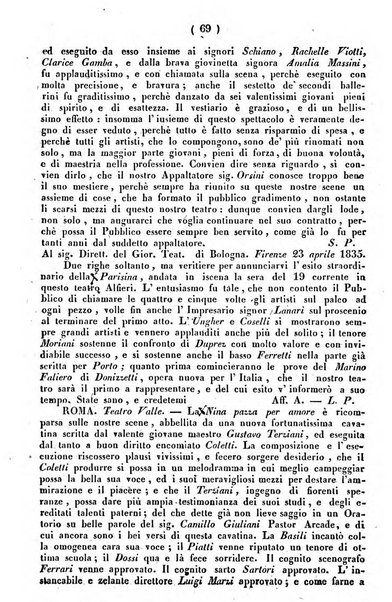 Cenni storici intorno alle lettere, invenzioni, arti, commercio e spettacoli teatrali