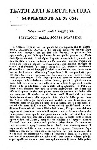 Cenni storici intorno alle lettere, invenzioni, arti, commercio e spettacoli teatrali