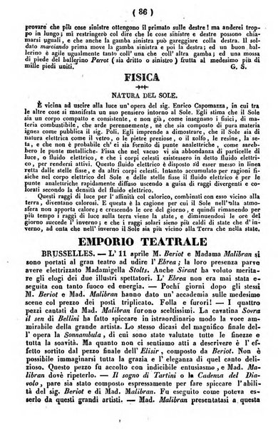 Cenni storici intorno alle lettere, invenzioni, arti, commercio e spettacoli teatrali