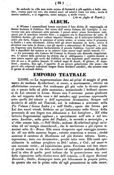 Cenni storici intorno alle lettere, invenzioni, arti, commercio e spettacoli teatrali