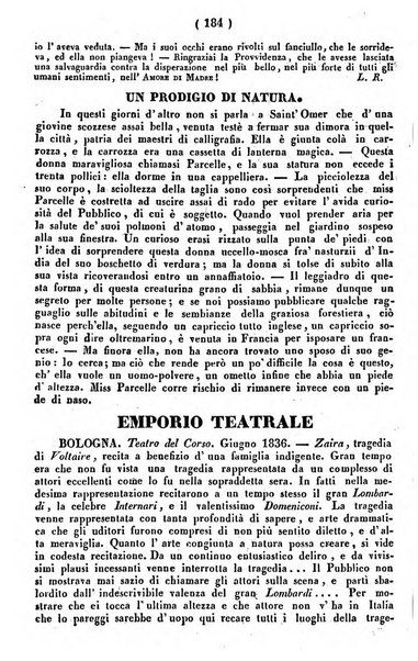 Cenni storici intorno alle lettere, invenzioni, arti, commercio e spettacoli teatrali