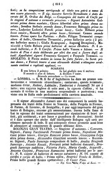 Cenni storici intorno alle lettere, invenzioni, arti, commercio e spettacoli teatrali