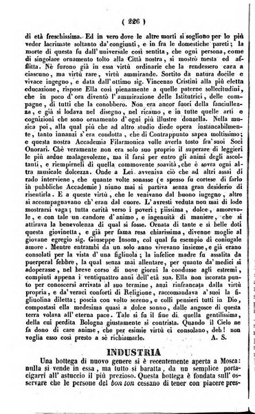 Cenni storici intorno alle lettere, invenzioni, arti, commercio e spettacoli teatrali