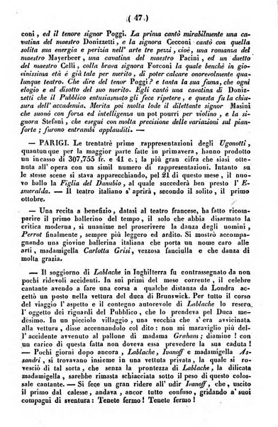 Cenni storici intorno alle lettere, invenzioni, arti, commercio e spettacoli teatrali