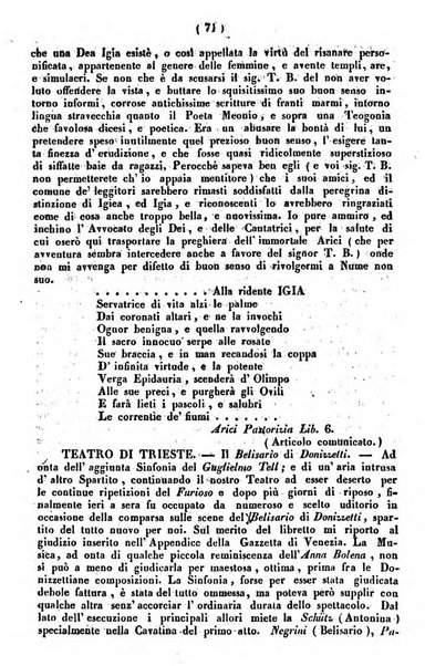 Cenni storici intorno alle lettere, invenzioni, arti, commercio e spettacoli teatrali