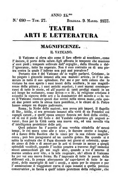 Cenni storici intorno alle lettere, invenzioni, arti, commercio e spettacoli teatrali