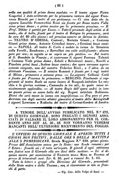 Cenni storici intorno alle lettere, invenzioni, arti, commercio e spettacoli teatrali