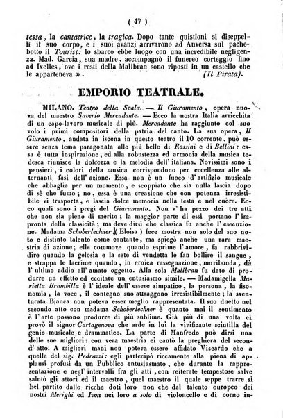 Cenni storici intorno alle lettere, invenzioni, arti, commercio e spettacoli teatrali